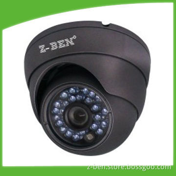 Color CCD Dome Camera with 700TVL Resolution and 20m IR Distance